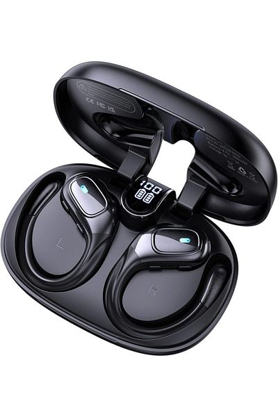 Choice black Sport Bluetooth 5.3 Earphones Earhook Headphones IPX7 Waterproof Wireless Earbuds 75 Hrs with