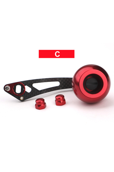 Choice مقبض بكرة الصيد C.RED ROLLFISH ذراع هزاز من ألياف الكربون خفيفة الوزن ...