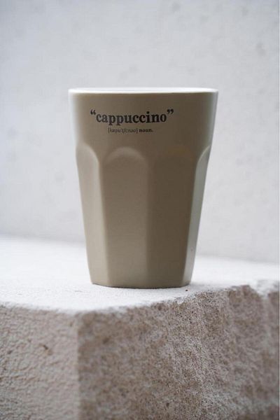 ACAR 350ml Blush Beige Singlej Bar Glass/Mug