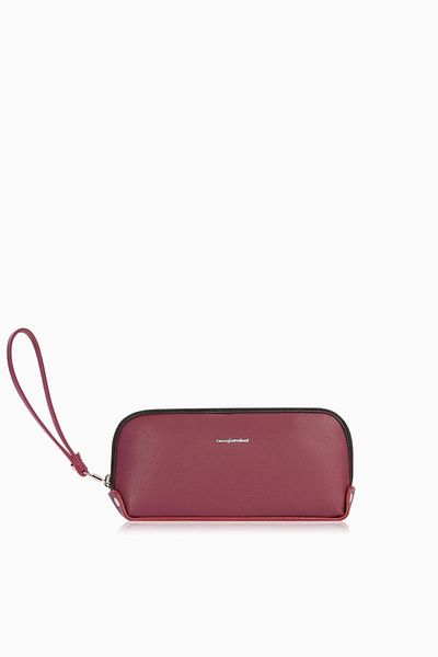 CENGİZ PAKEL Cengiz Pakel Women's Wallet/Portfolio - 65389 - Plum/Black