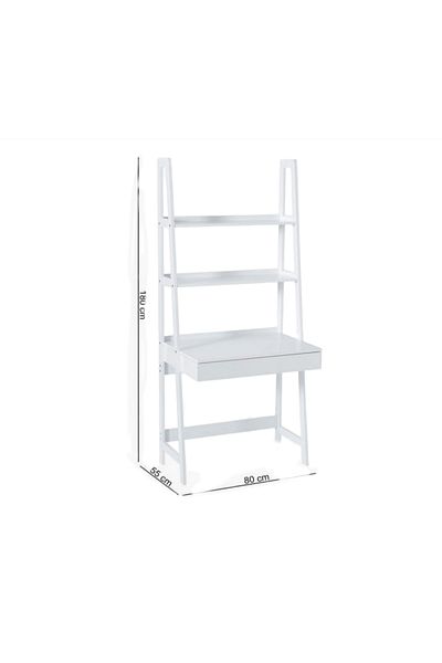 TrentonGCC Multifunctional Computer Desk with Shelves