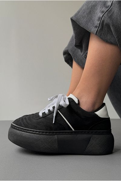 Mupa Shoes Μαύρα γυναικεία αθλητικά παπούτσια