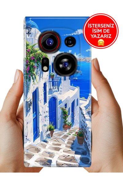 TECNO Phantom X2 Pro Uyumlu Kılıf Desenli Baskılı Kamera Korumalı Silikon San...
