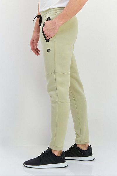 RBX Men Tapered Fit Outdoor Sweatpants, Beige