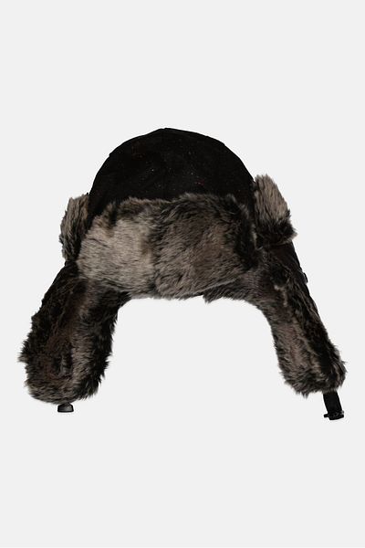 Body Glove Women Quilted Fuax Fur Hat, Black