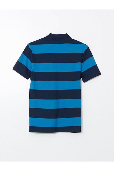 LC Waikiki Ανδρικό μπλουζάκι LCWAIKIKI Classic Polo με κοντό μανίκι ριγέ πικέ