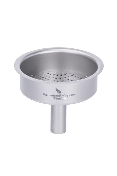 Choice Ti3076D 1 قطعة من قمع التيتانيوم من Boundless Voyage، إكسسوارات قارورة الورك، قمع المطبخ للنقل