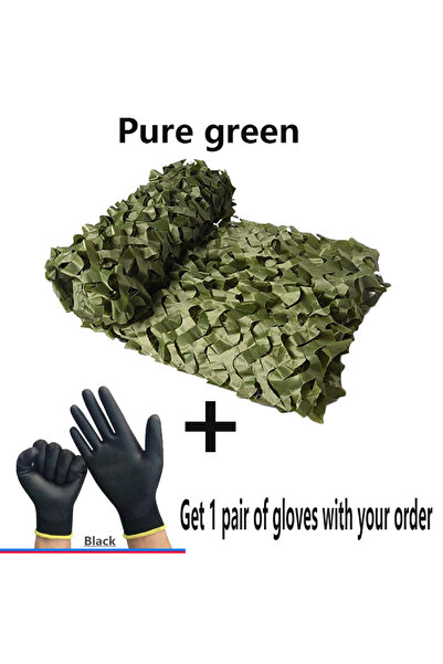 Choice شبكة تمويه خضراء نقية مقاس 3 × 3 متر، شبكة تمويه للصيد، شبكة تمويه للح...