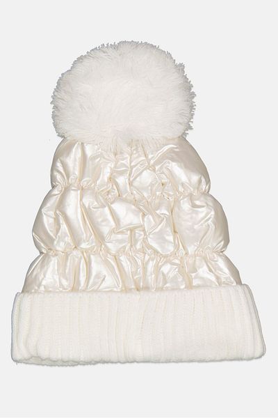 Royal Deluxe Women Sherpa Lined Pompom Puffy Beanie, Assorted
