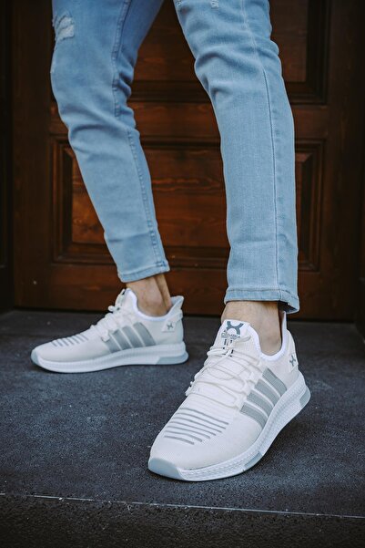 Oksit Cbm 4025 Смугасті легкі кросівки для щоденних прогулянок та бігу з сітчастою вставкою для чоловіків