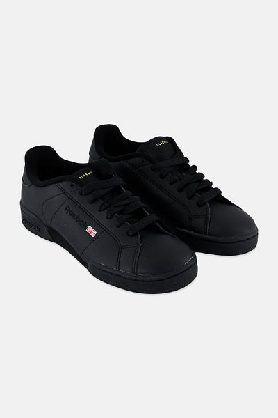 Reebok Kids Boy Npc Ii Skn Lace Up Outdoor Shoes, Black