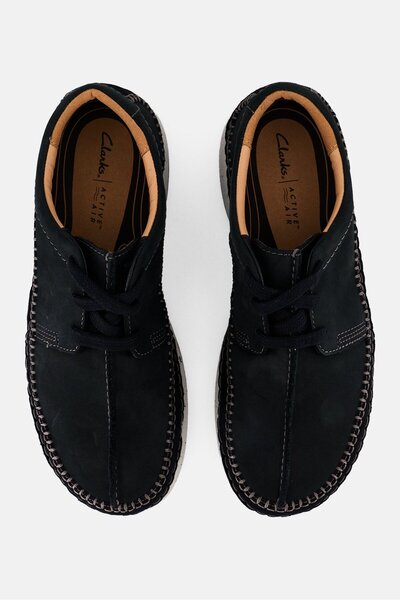 CLARKS Men Nature 5 Tie Casual Shoes, Black Combo