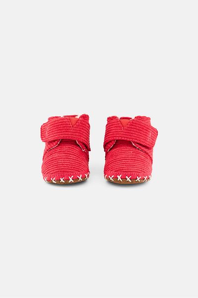 Toms Toddlers Boy Velcro Closure Shoes, Red