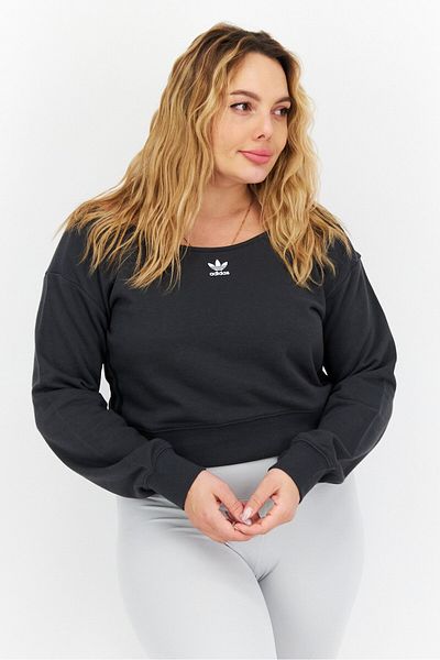 adidas Women Sportswear Fit Long Sleeve Training Top, Charcoal
