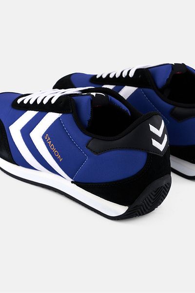 hummel Men Stadion Lace Up Outdoor Shoes, Indigo Blue