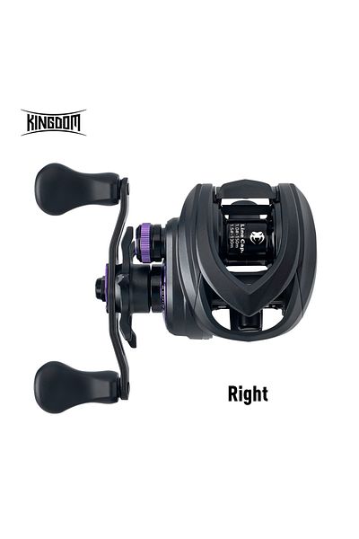 Kingdom Right Micro Pro Baitcasting Fishing Reel 138g Weight 7.6:1 Gear Ratio 4.6kg Max Drag Ultra-l