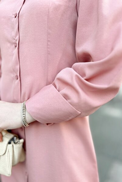 Gizce Belur Powder Dress