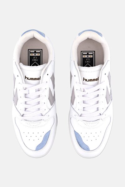 hummel Men Power Play Leather Lace Up Outdoor Shoes, White