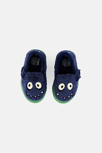 Toms Toddlers Boy Luca Velcro Closure Shoes, Navy