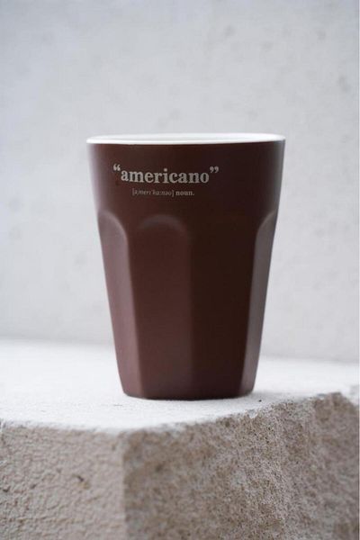 ACAR Blush Brown Single Glass/Mug 350ml
