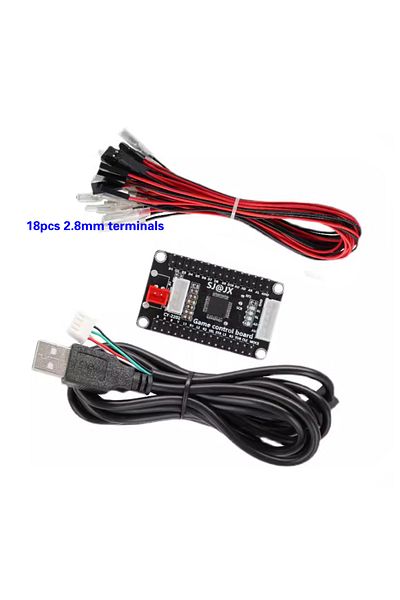 Choice أسلاك على شكل Hitbox، جهاز ترميز USB بدون تأخير، جهاز كمبيوتر، PS3، جهاز تبديل، جهاز Raspberry Pi، جهاز Nintendo، إلى عصا التحكم