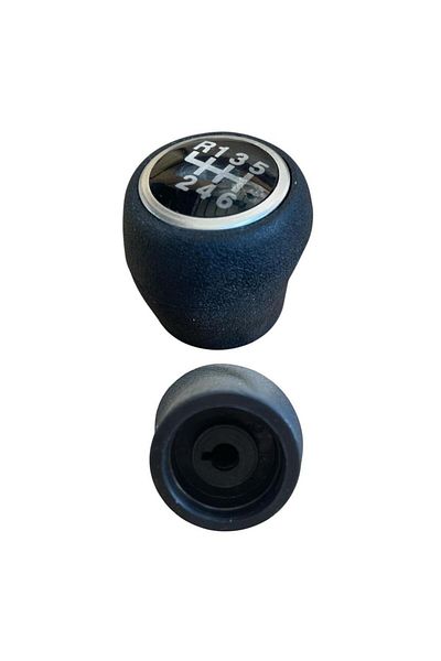 ZETOTO Fiat Doblo 3 Black Gear Shift Knob 6 Forward Models 55346753