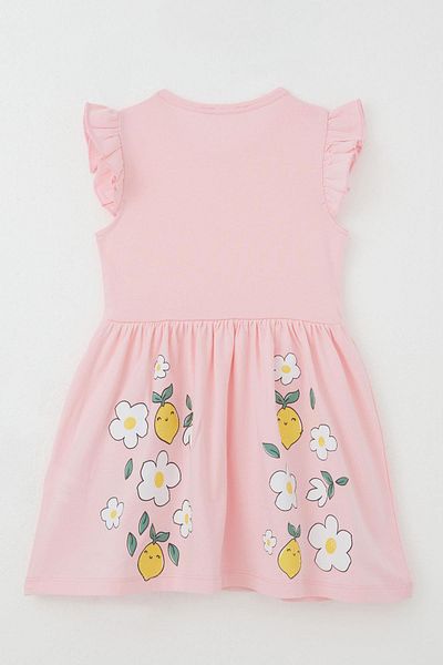 Breeze Girl's Dress Skirt Part Lemon & Flower Printed 2-6 Years, Pink