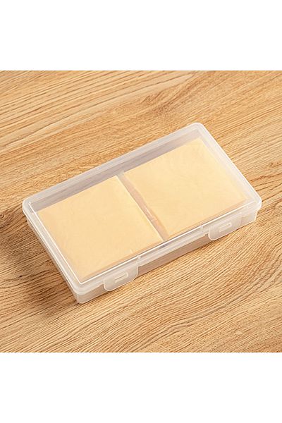Choice 1pc Versatile Kitchen Storage Box for Cheese Slices, Butter, and More Food Grade Cheese and Snacks O
