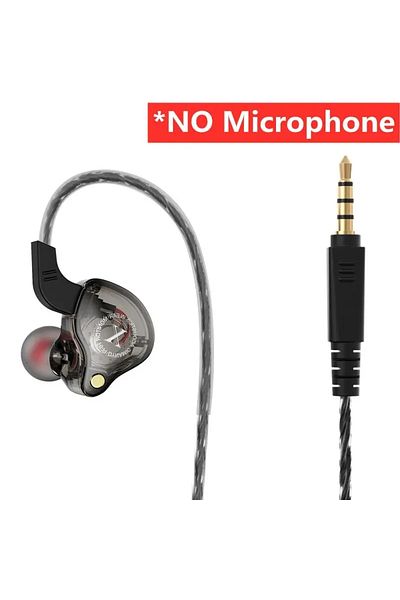 Choice Black No Mic Original X2 Dynamic Wired Earphones Hifi Heavy Bass Earbuds In Ear Gaming Headphones Mo