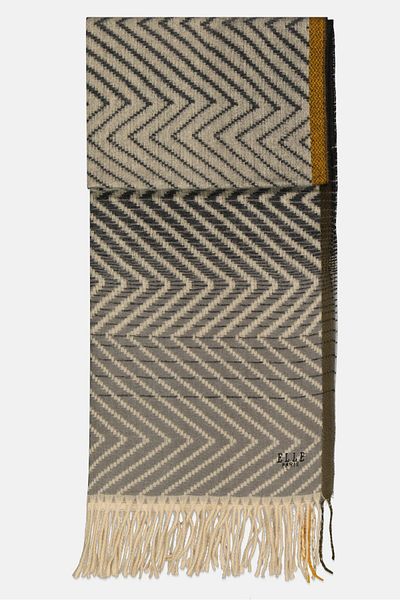 ELLE Women Textured Scarf L 200 X H 69 Cm, Multicolor