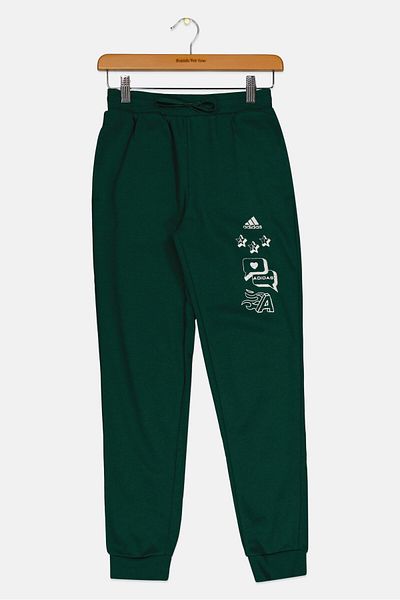 adidas Kids Girl Sportswear Fit Outdoor Sweatpants, Green