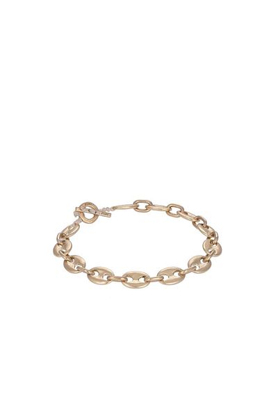 Juju Bronze Button Anklet