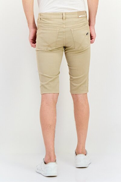 GAS Men Plain Chino Shorts, Beige