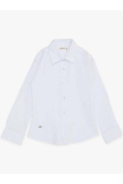 Zekids Βασικό μακρυμάνικο πουκάμισο για κορίτσι