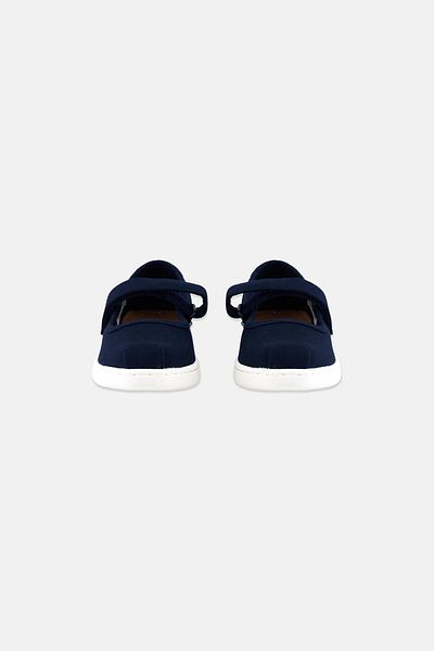 Toms Toddlers Girl Mary Jane Velcro Casual Shoes, Navy