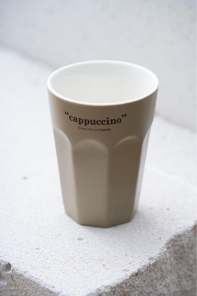 ACAR 350ml Blush Beige Singlej Bar Glass/Mug