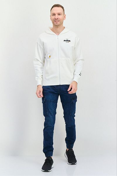 Puma Men Sportswear Fit Long Sleeves Outdoor Sweatshirt, White