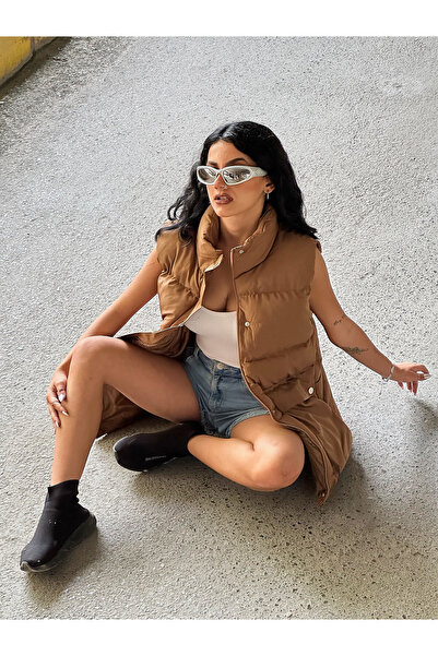 moda armanc Голям джоб Oversize жилетка