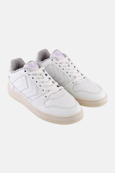 hummel Men St Power Play Retro Lace Up Outdoor Shoes, White