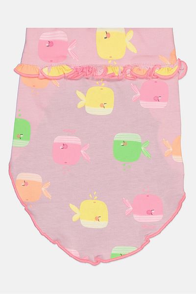 Chicco Toddlers Girl Allover Print Bandana, Pink Combo
