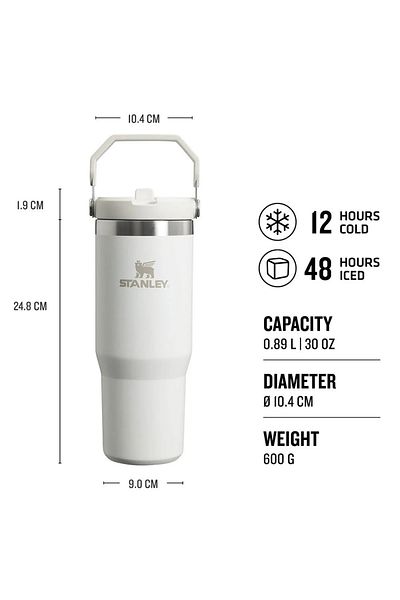 Stanley كوب ترمس آيس فلو فليب سعة 0.89 لتر - مزود بقش