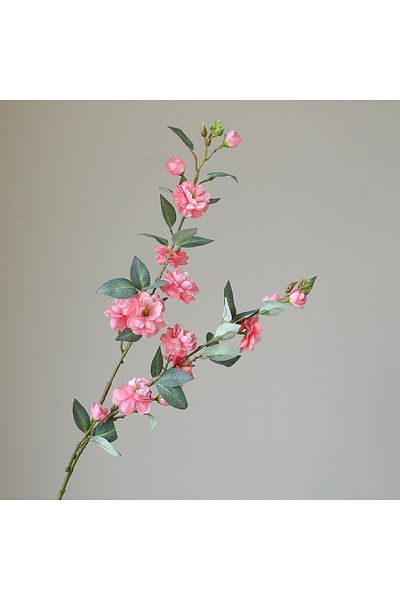 Choice pink New Camellia Simulated Flower Long Branch With Fake Leaves Artificial Flower Wedding Home Table