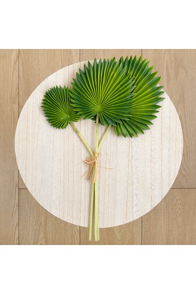 Choice green Big Palm Fan Leave Bundle PU Fake Plants Turtle Tropical Leaves Artificial Green Wedding Home