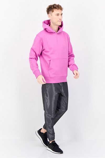 adidas Men Sportswear Fit Long Sleeve Outdoor Hoodie, Pink