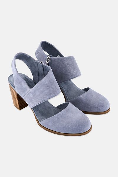 Toms Women Majorca Closed Toe Zipper Closure Sandal, Grey