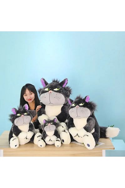 Choice 30cm Lucifer 30/45/60cm Genuine Disney Lucifer Plush Toy Cute Stuffed Animal Plush Toys Japan Figaro