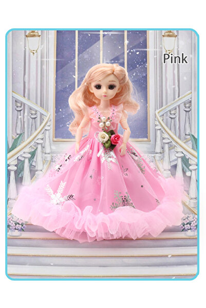 Choice دمية ملاك راقصة كهربائية وردية اللون مع فستان زفاف عصري وموسيقى أميرة ...