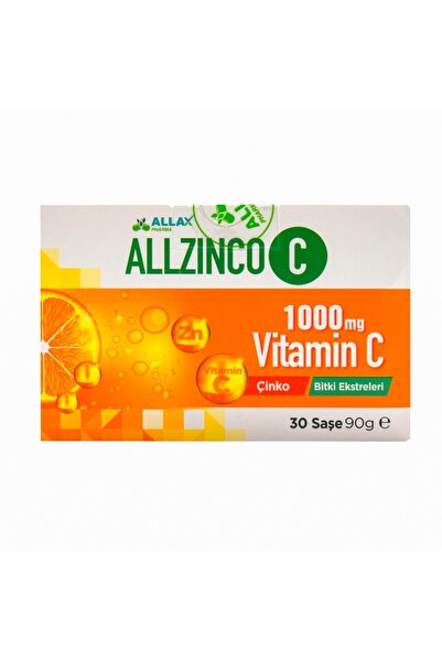 ALLzinco C 1000 Mg Vitamin C Çinko – Bağışıklık Desteği & Yüksek Antioksidan ...