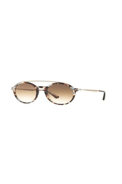 Persol Calligrapher Edition Sunglasses Blue Beige Brown Havana w/Brown Gradient Lens PO3172S 105851