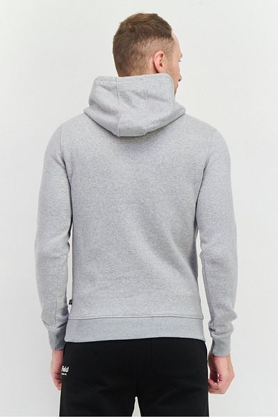 Penfield Men Hooded Long Sleeves Brand Logo Sweatshirt, Grey